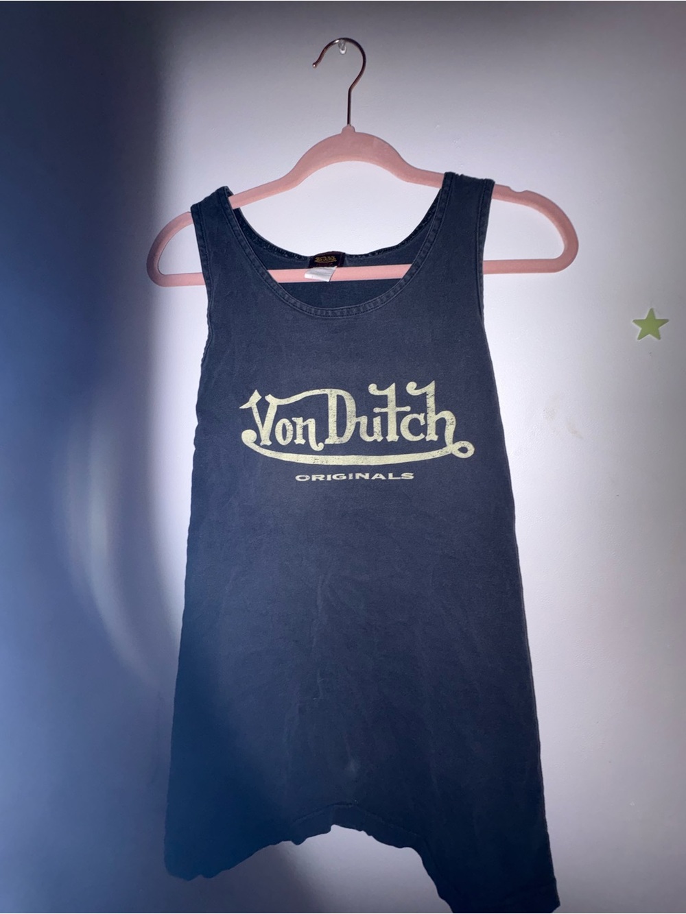 Von Dutch Black Logo Tank Dress